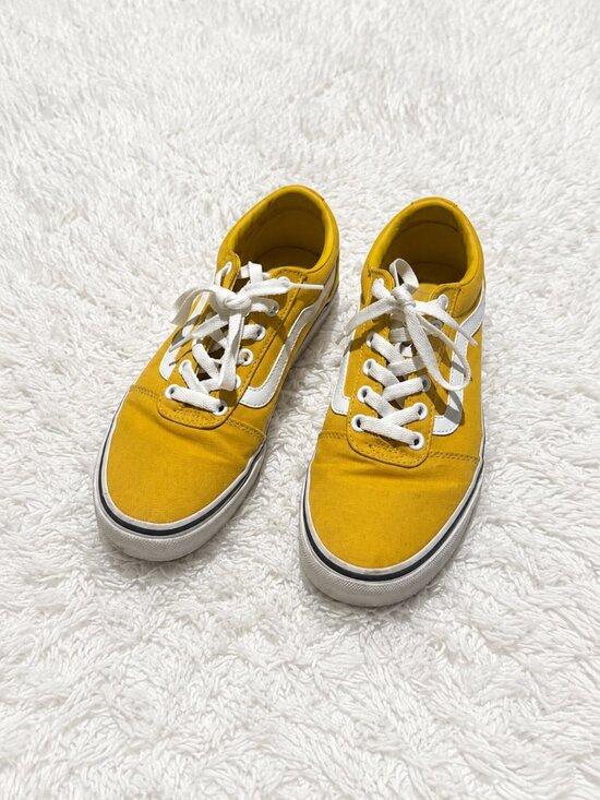 Vans Shoes - Vans Old Skool Sunflower Yellow Canvas Sneakers | Men's 7.5 / Women's 9 | Classi